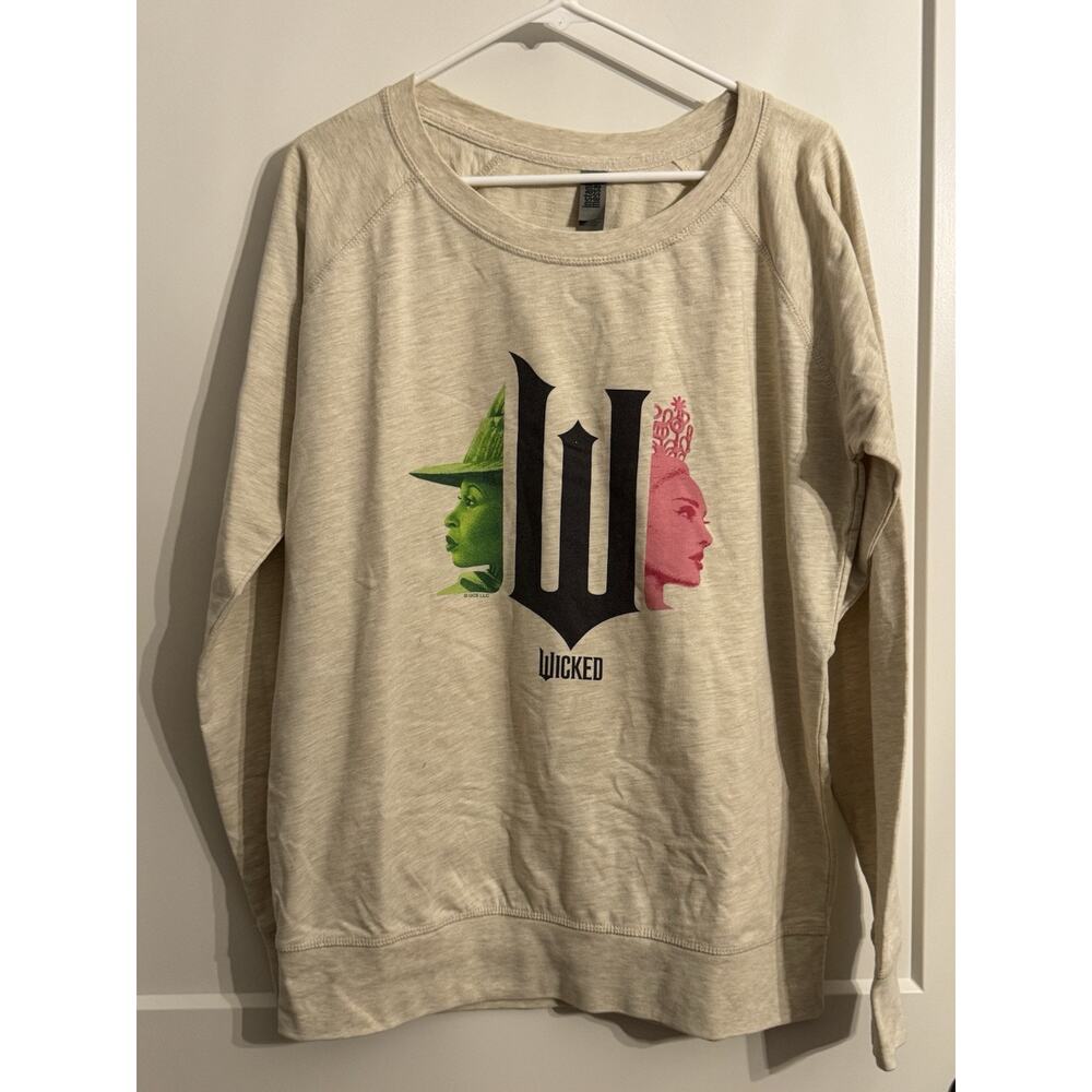 Wicked Long Sleeve Shirt Beige Sz XL NWOT